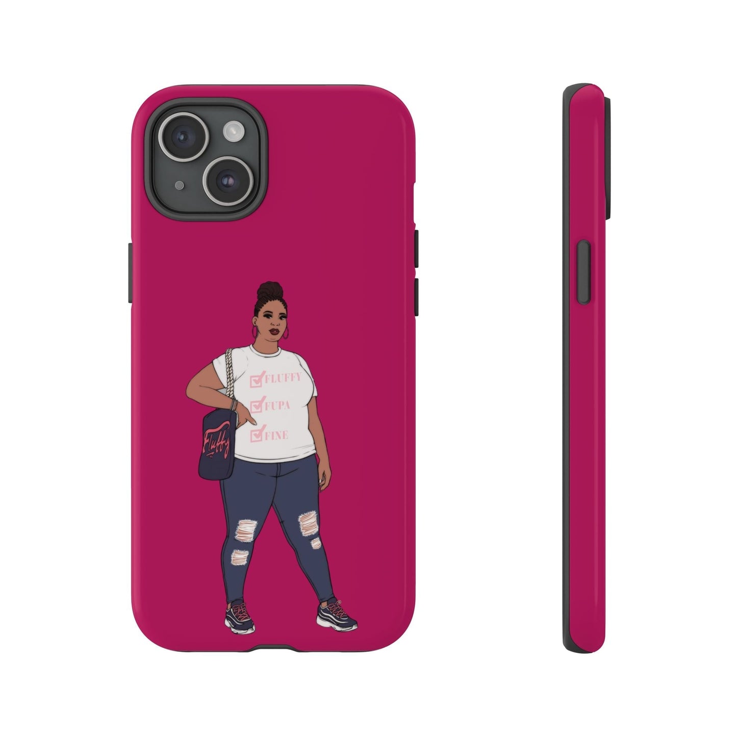 Phone Case - Jana Plus Size Model Show Off Your Fluff Contest Winner Phone Case Printify