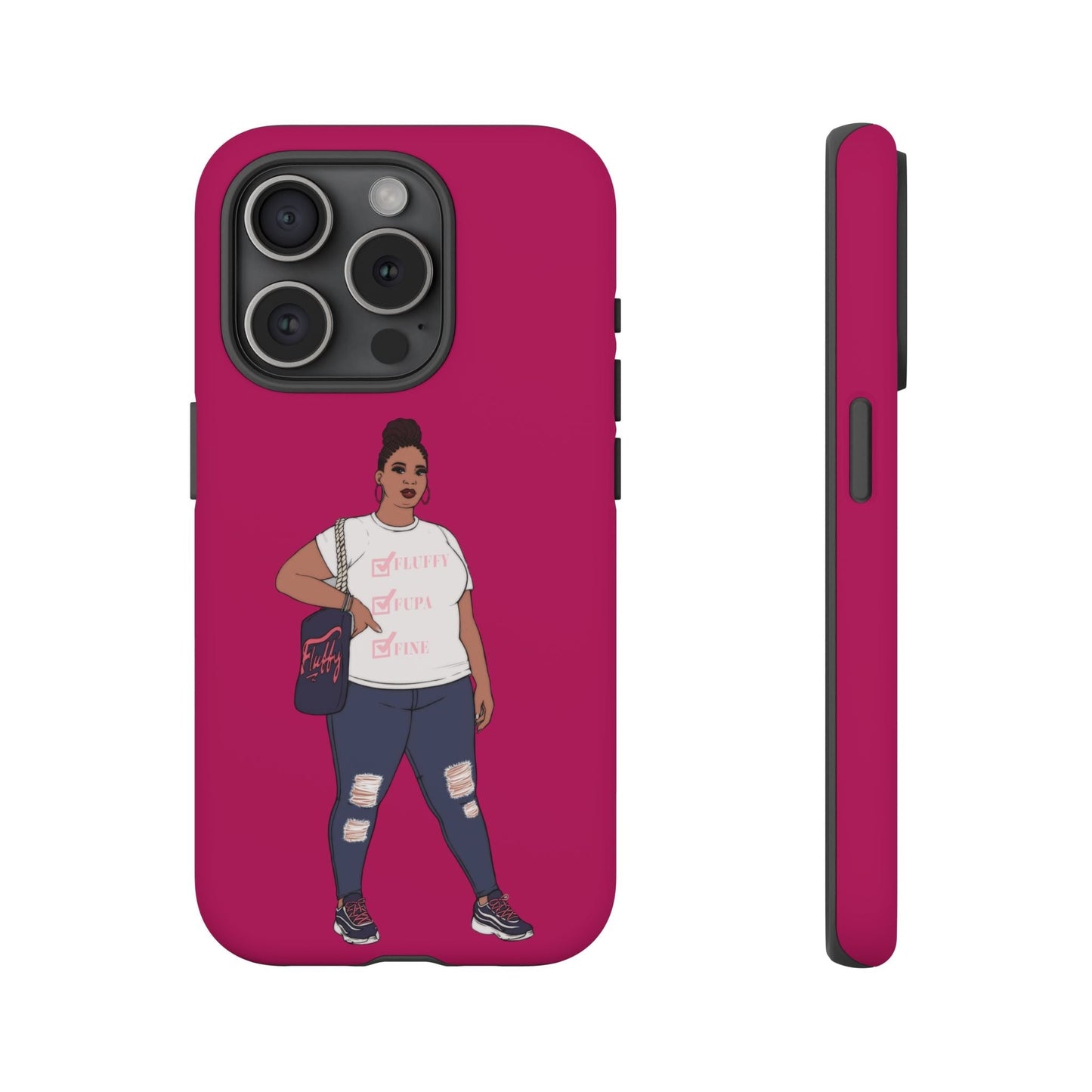 Phone Case - Jana Plus Size Model Show Off Your Fluff Contest Winner Phone Case Printify