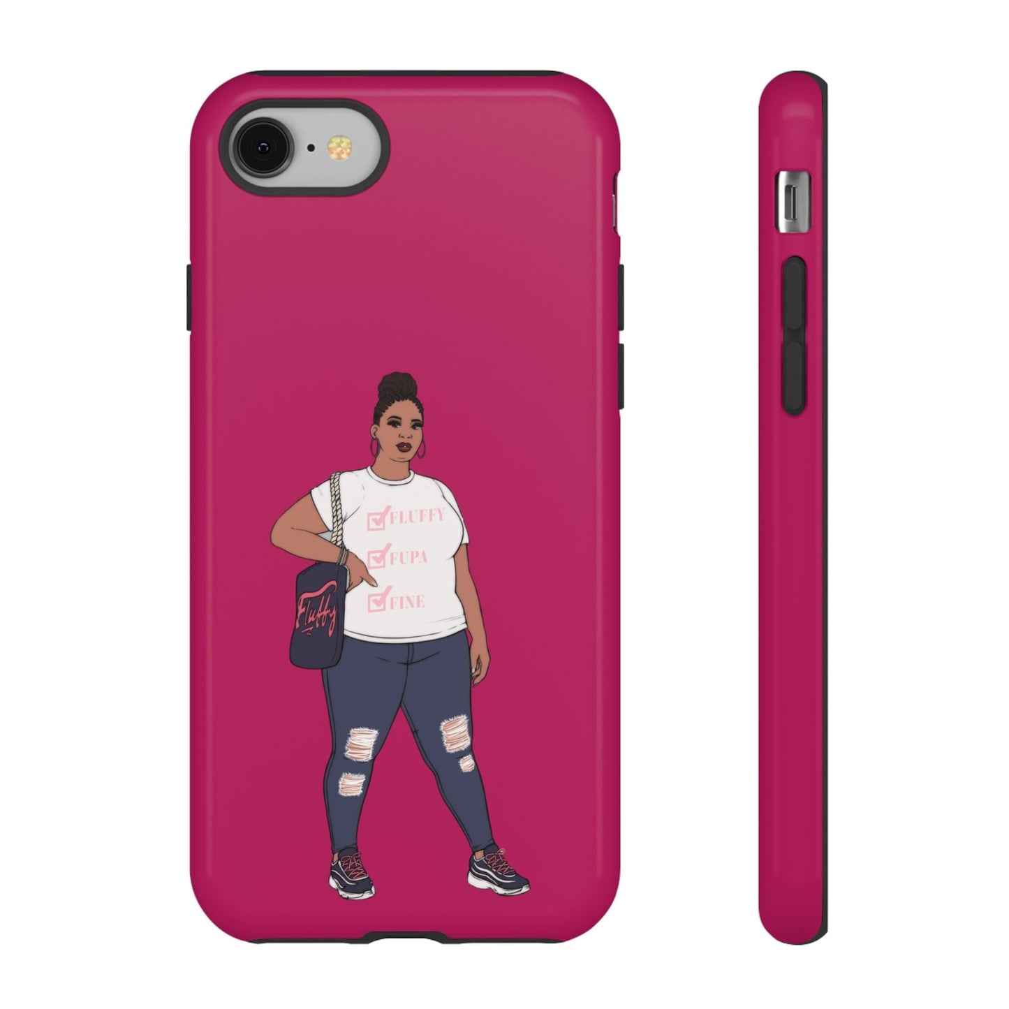 Phone Case - Jana Plus Size Model Show Off Your Fluff Contest Winner Phone Case Printify