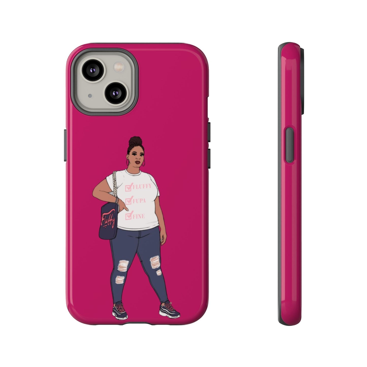 Phone Case - Jana Plus Size Model Show Off Your Fluff Contest Winner Phone Case Printify