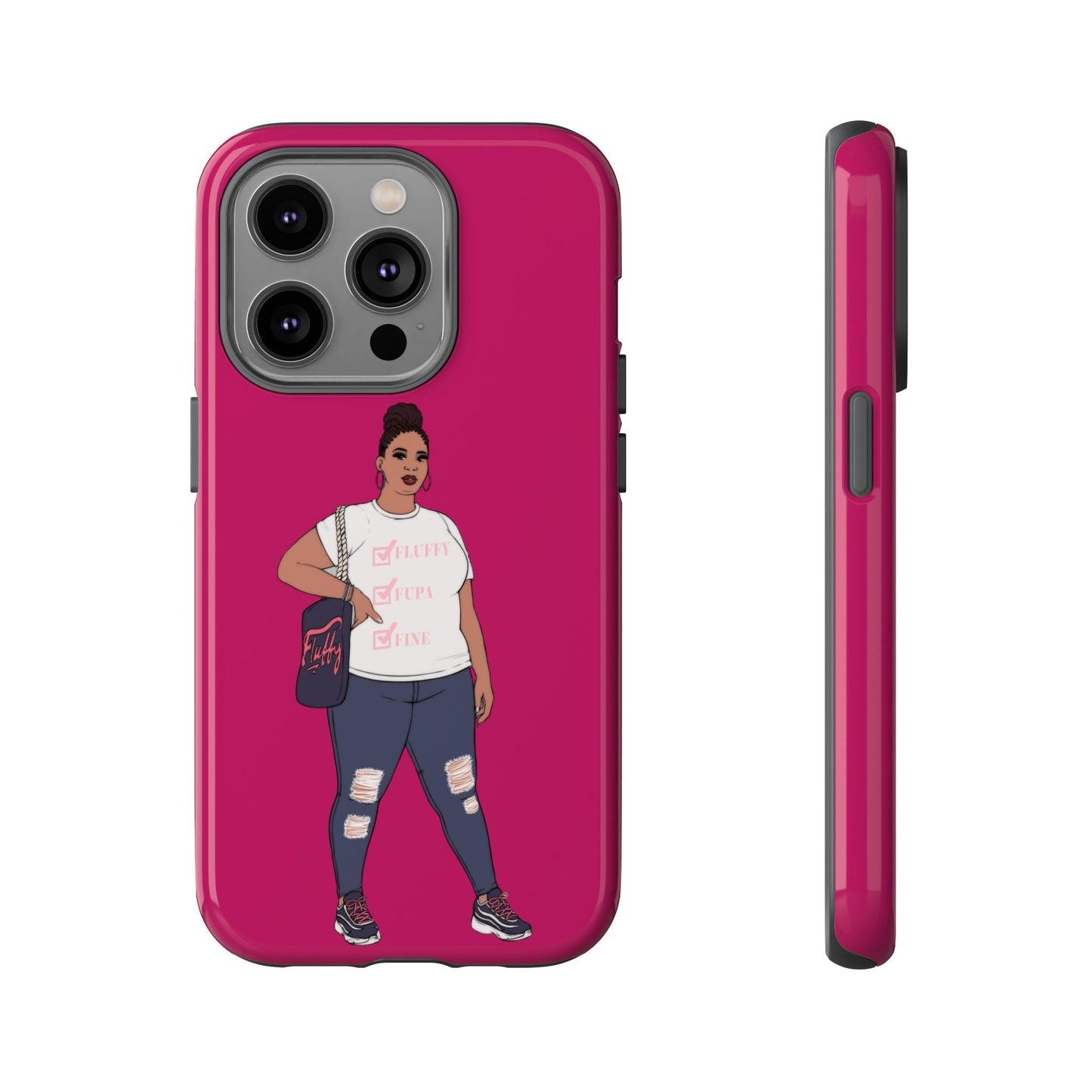 Phone Case - Jana Plus Size Model Show Off Your Fluff Contest Winner Phone Case Printify