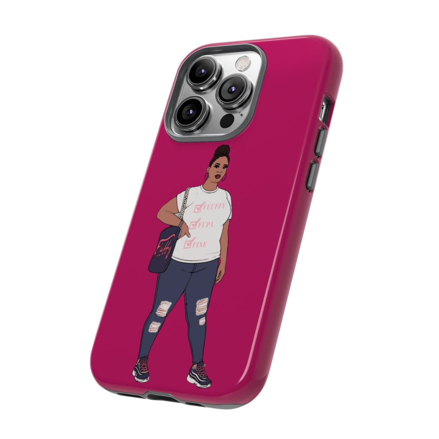 Phone Case - Jana Plus Size Model Show Off Your Fluff Contest Winner Phone Case Printify