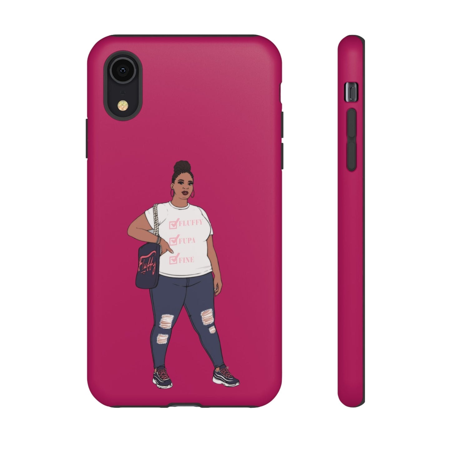 Phone Case - Jana Plus Size Model Show Off Your Fluff Contest Winner Phone Case Printify