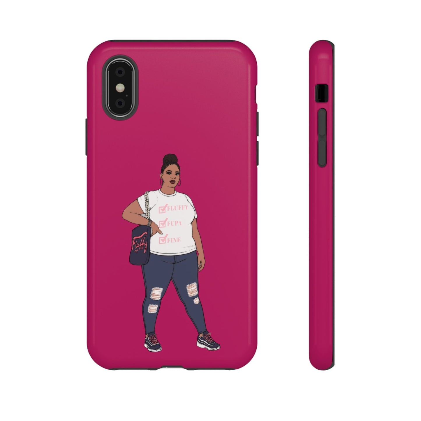 Phone Case - Jana Plus Size Model Show Off Your Fluff Contest Winner Phone Case Printify