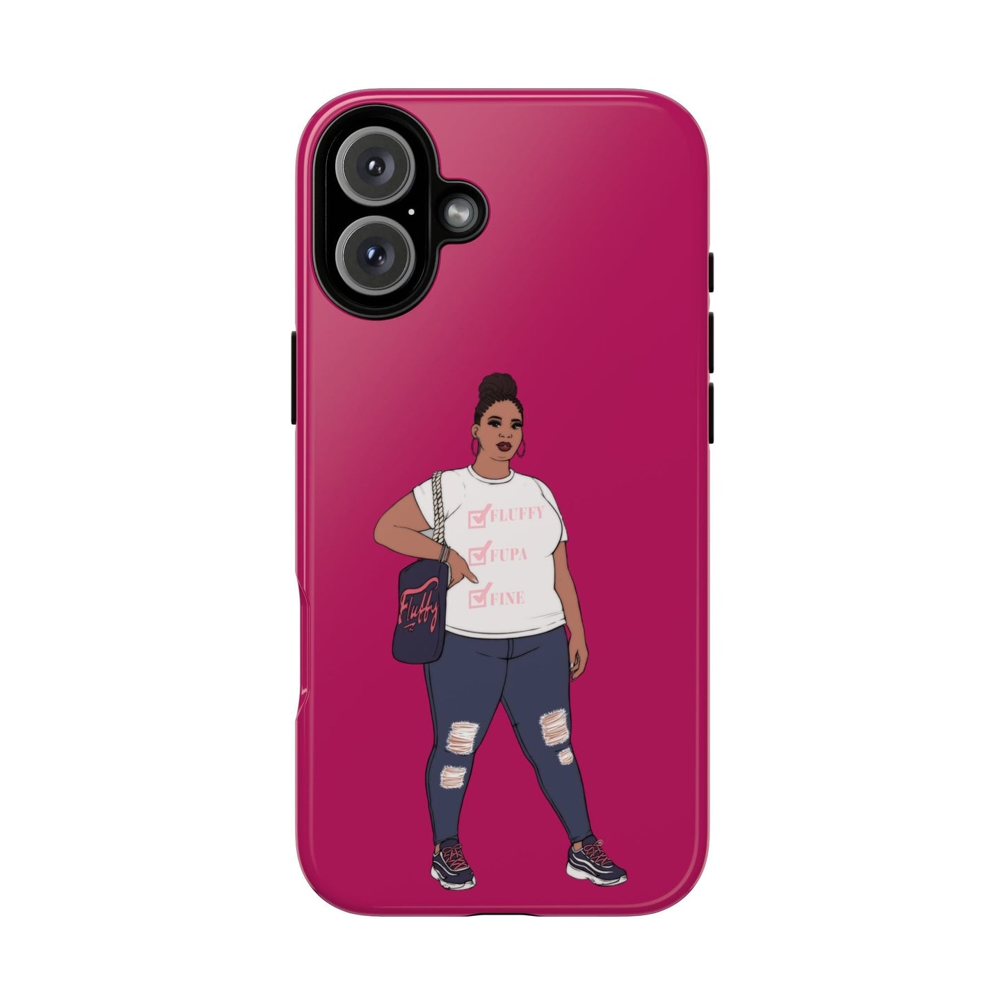 Phone Case - Jana Plus Size Model Show Off Your Fluff Contest Winner Phone Case Printify iPhone 16 Plus Glossy