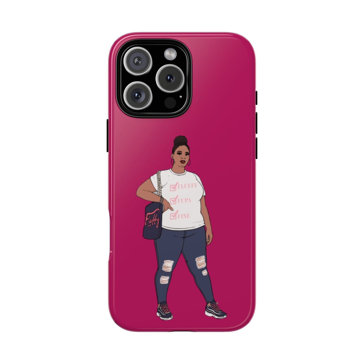 Phone Case - Jana Plus Size Model Show Off Your Fluff Contest Winner Phone Case Printify iPhone 16 Pro Max Glossy