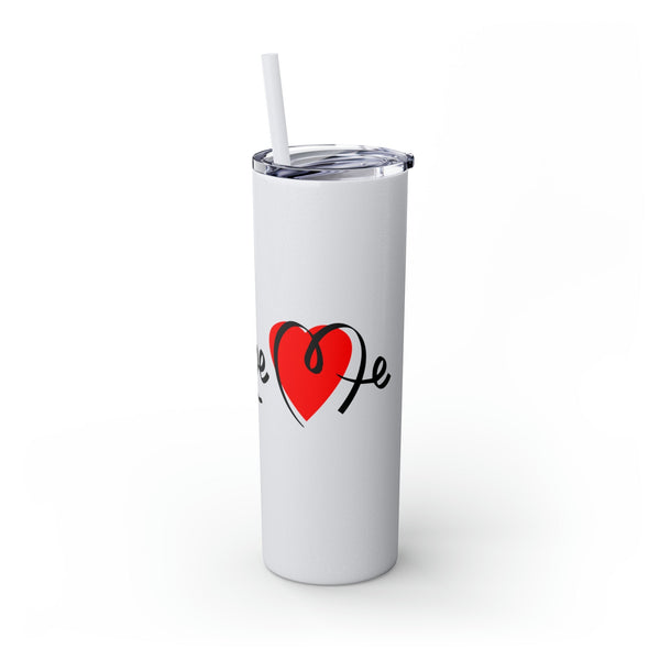 Skinny Tumbler with Straw, 20oz Mug Printify