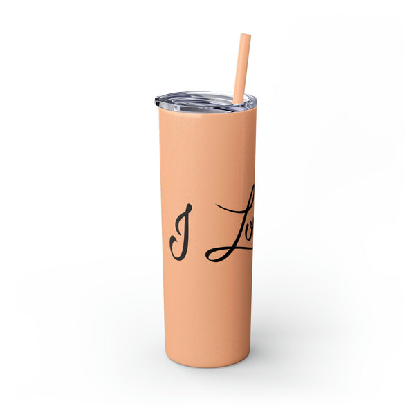 Skinny Tumbler with Straw, 20oz Mug Printify