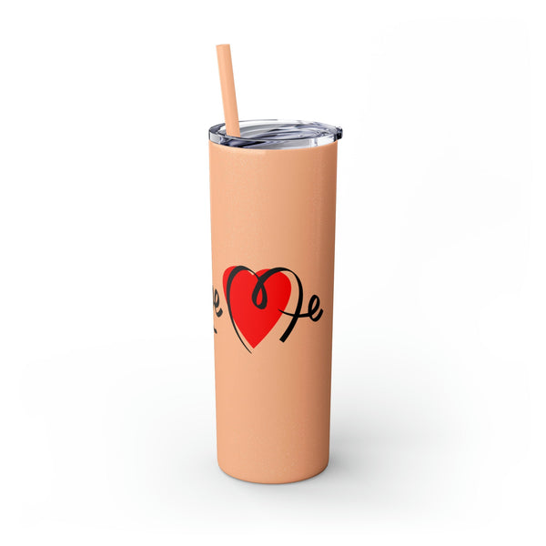Skinny Tumbler with Straw, 20oz Mug Printify