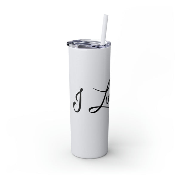 Skinny Tumbler with Straw, 20oz Mug Printify