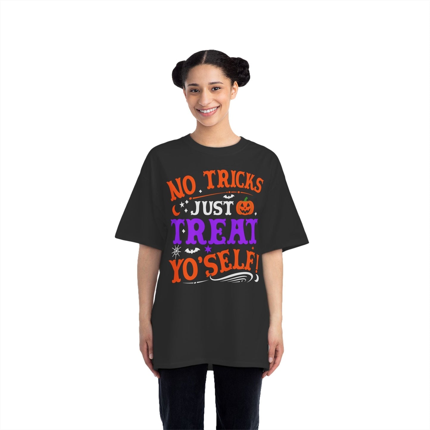 T-Shirt No Ticks Just Treat Yourself Halloween Size 6XL T-Shirt Printify