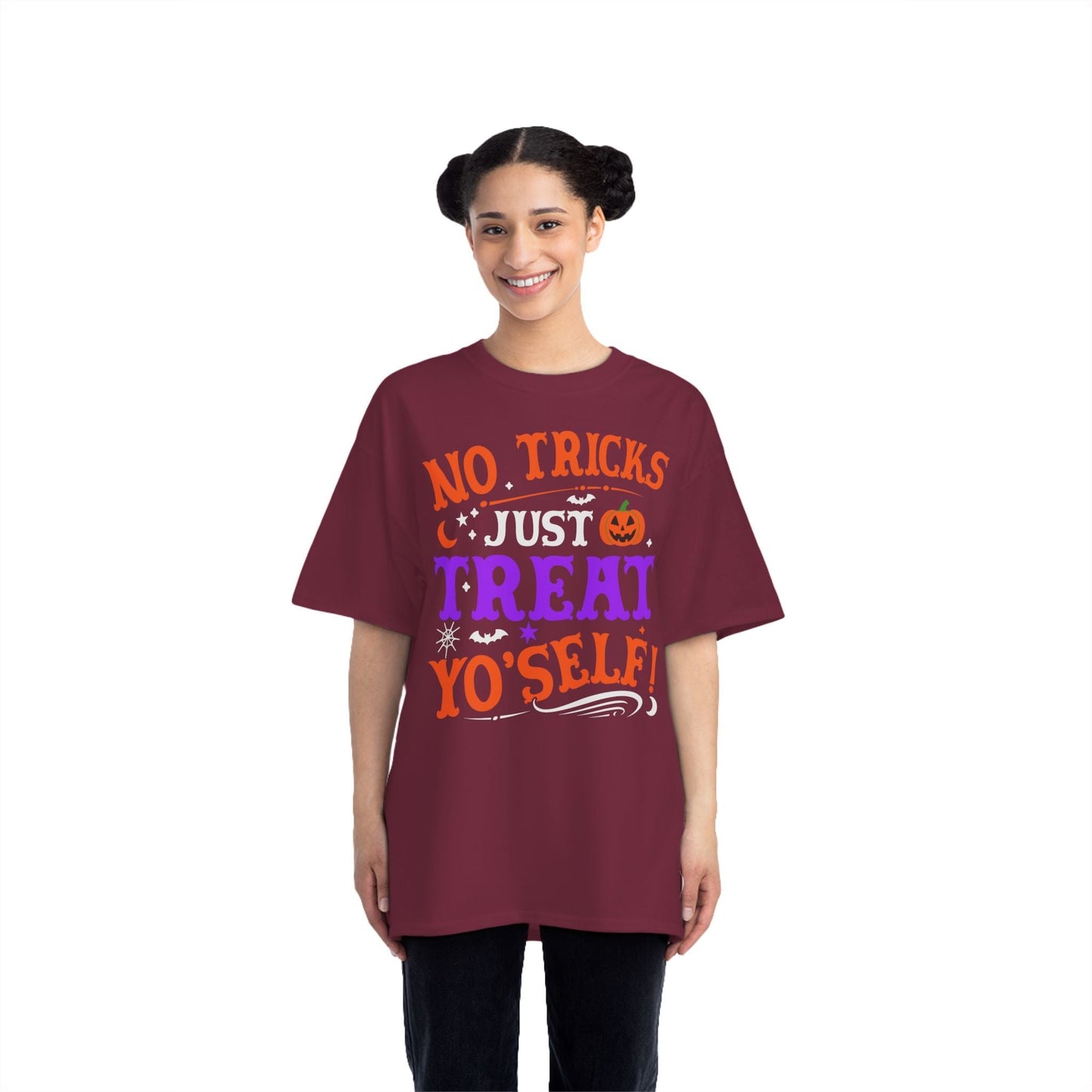 T-Shirt No Ticks Just Treat Yourself Halloween Size 6XL T-Shirt Printify