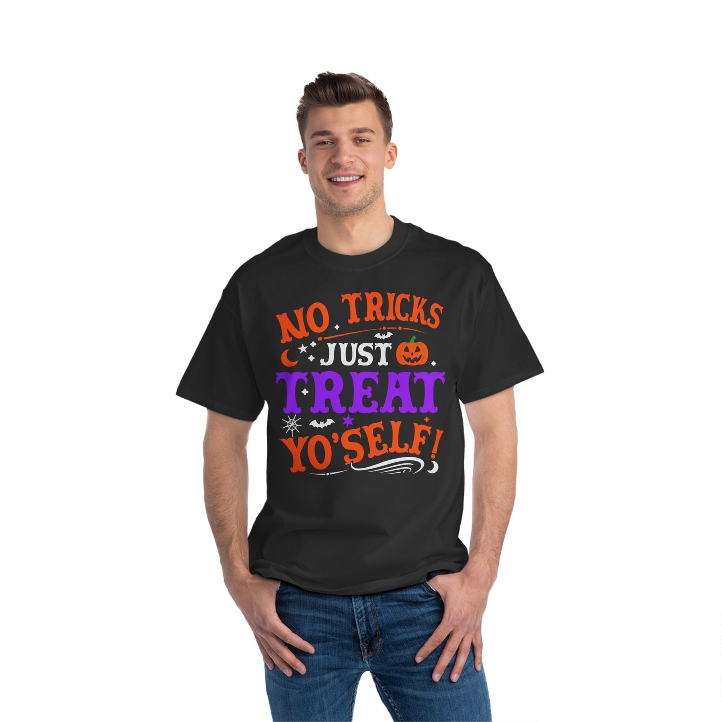 T-Shirt No Ticks Just Treat Yourself Halloween Size 6XL T-Shirt Printify