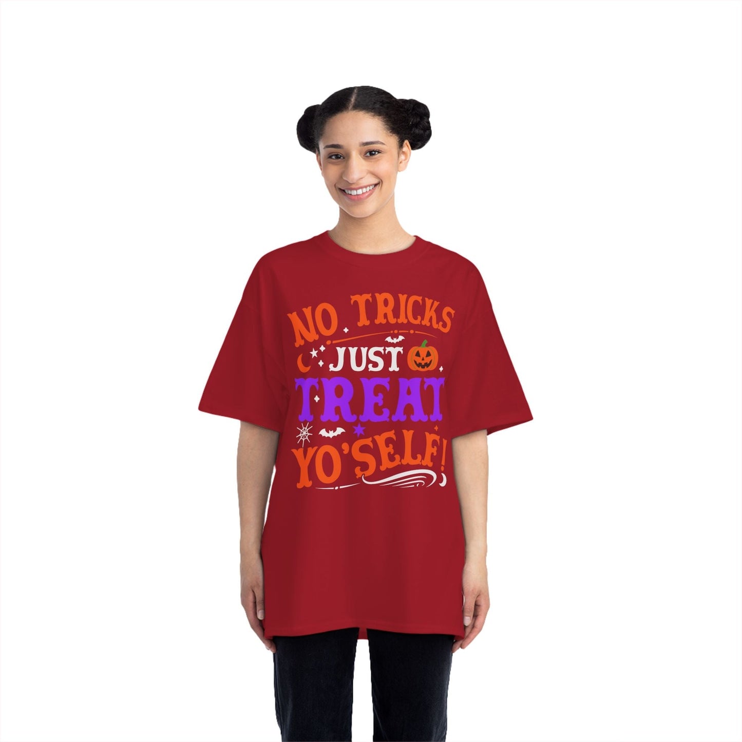 T-Shirt No Ticks Just Treat Yourself Halloween Size 6XL T-Shirt Printify