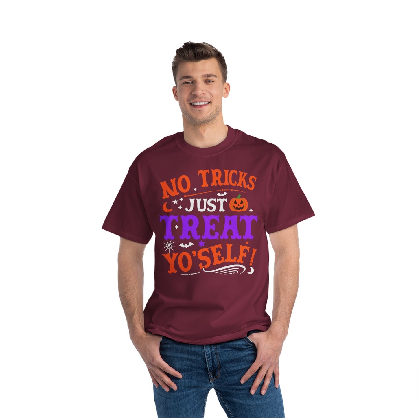 T-Shirt No Ticks Just Treat Yourself Halloween Size 6XL T-Shirt Printify