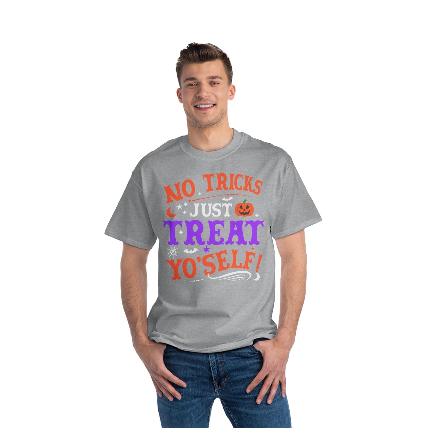 T-Shirt No Ticks Just Treat Yourself Halloween Size 6XL T-Shirt Printify