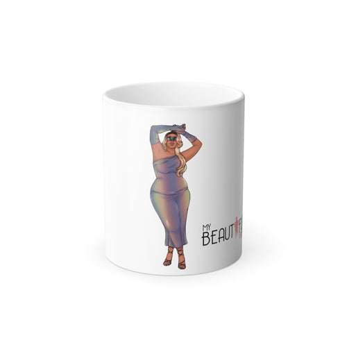 Tazah Mug - Show Off Your Fluff Collection Color Morphing Mug, 11oz Mug Printify 11oz