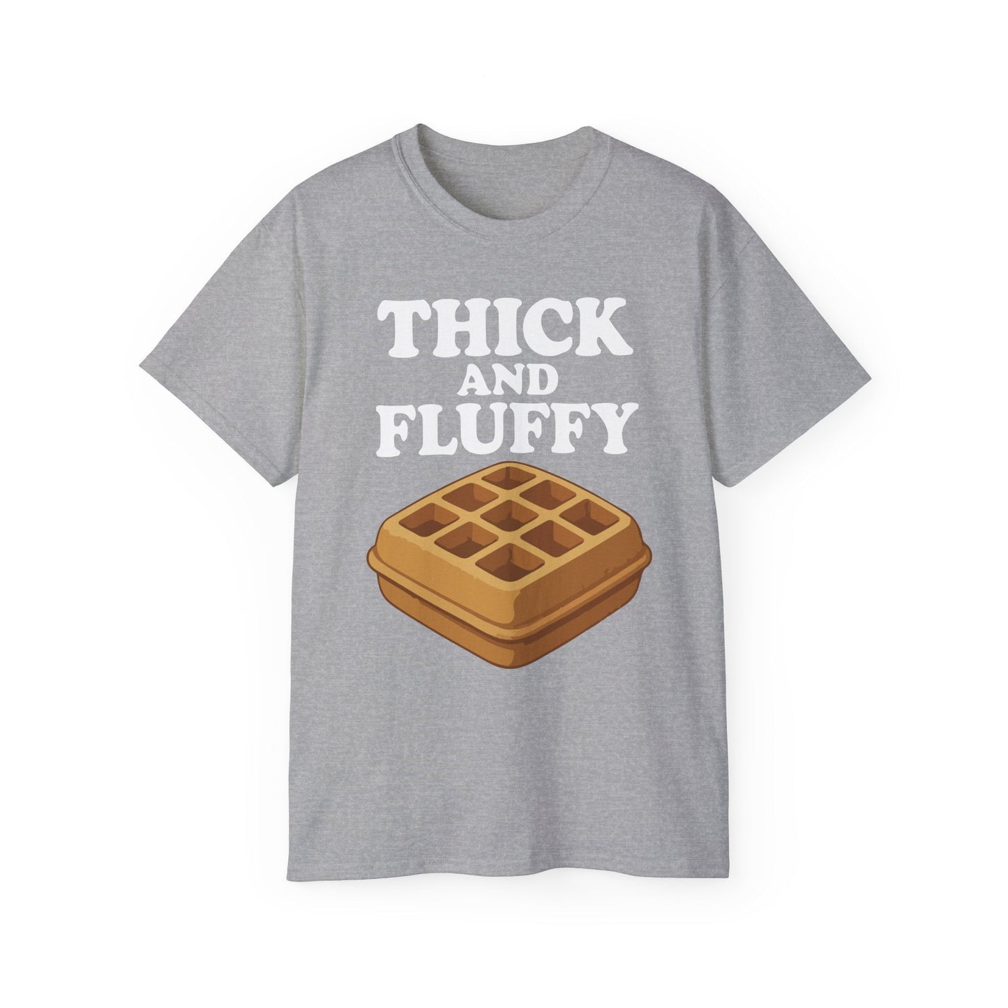 Thick & Fluffy Tee T-Shirt Printify Sport Grey S