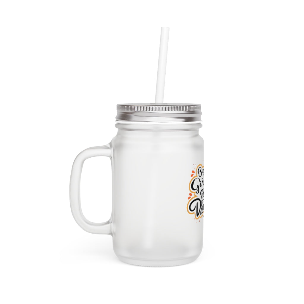 Big Girl Bigger Dreams Mason Jar Mug Printify
