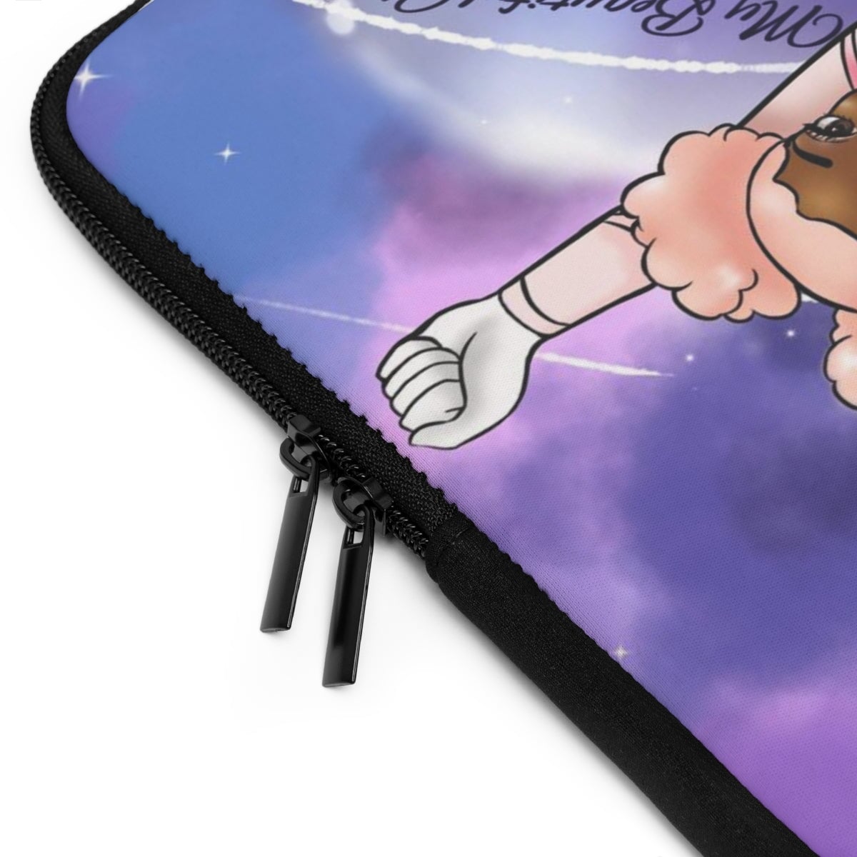 Body Positive Super Hero 13 inch Laptop Sleeve Laptop Sleeve Printify
