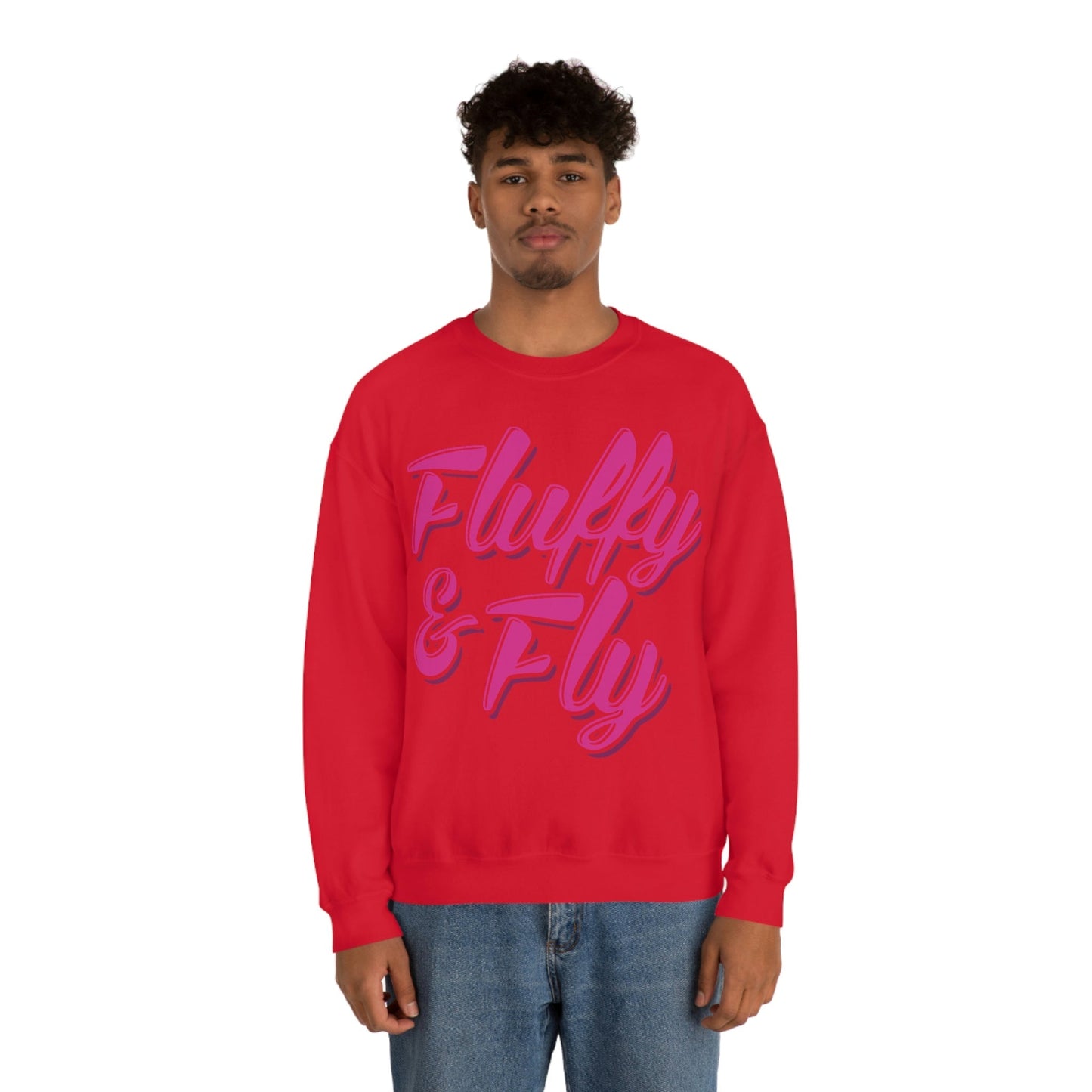 Fluffy & Fly Unisex Heavy Blend™ Crewneck Sweatshirt Sweatshirt Printify