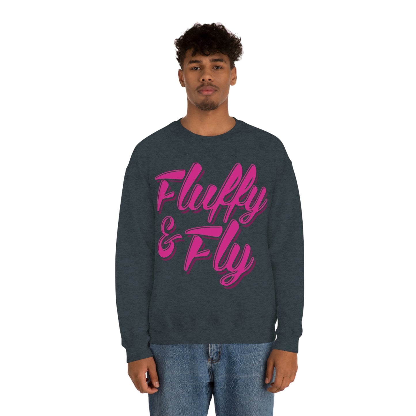 Fluffy & Fly Unisex Heavy Blend™ Crewneck Sweatshirt Sweatshirt Printify 