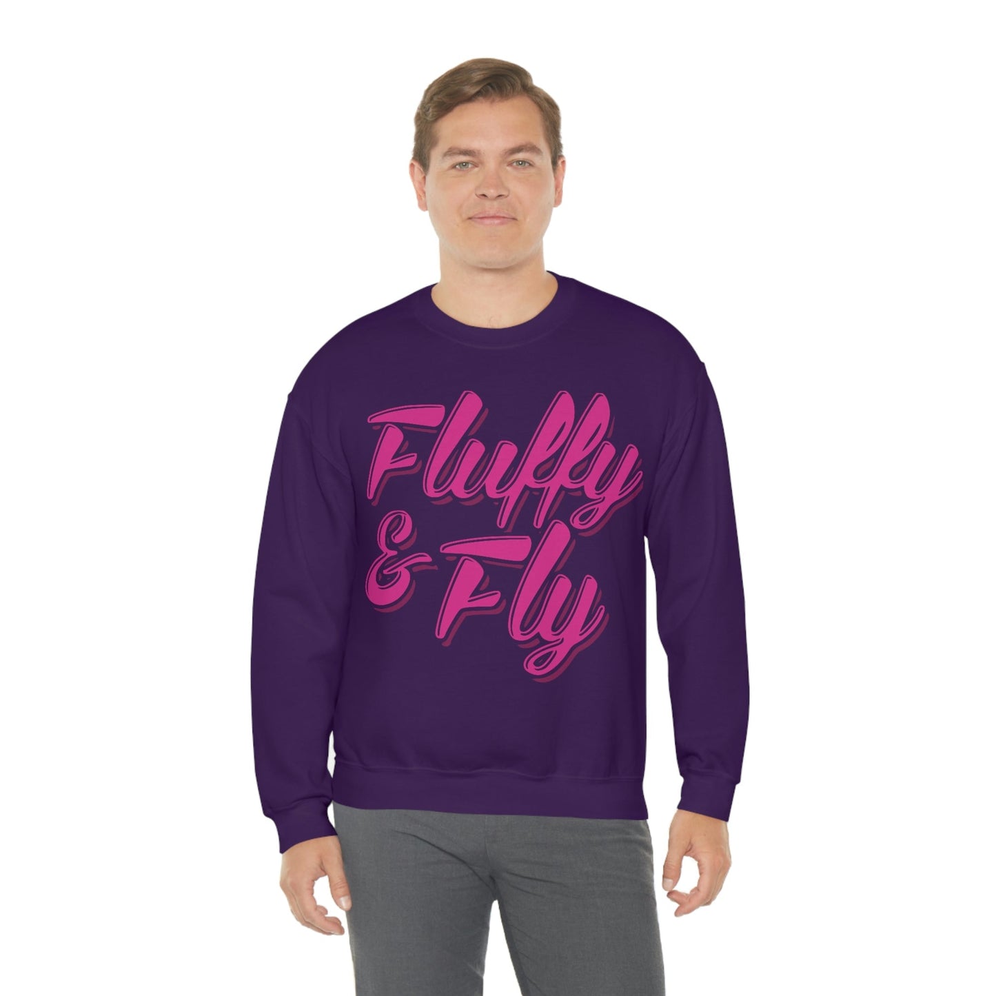 Fluffy & Fly Unisex Heavy Blend™ Crewneck Sweatshirt Sweatshirt Printify