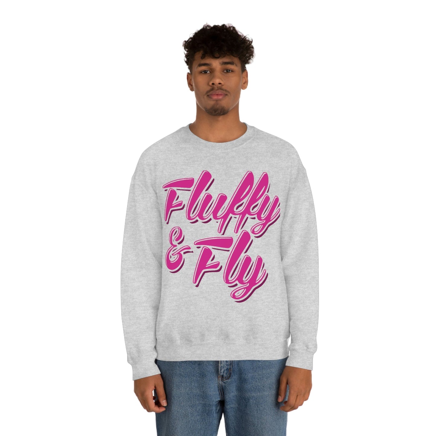 Fluffy & Fly Unisex Heavy Blend™ Crewneck Sweatshirt Sweatshirt Printify