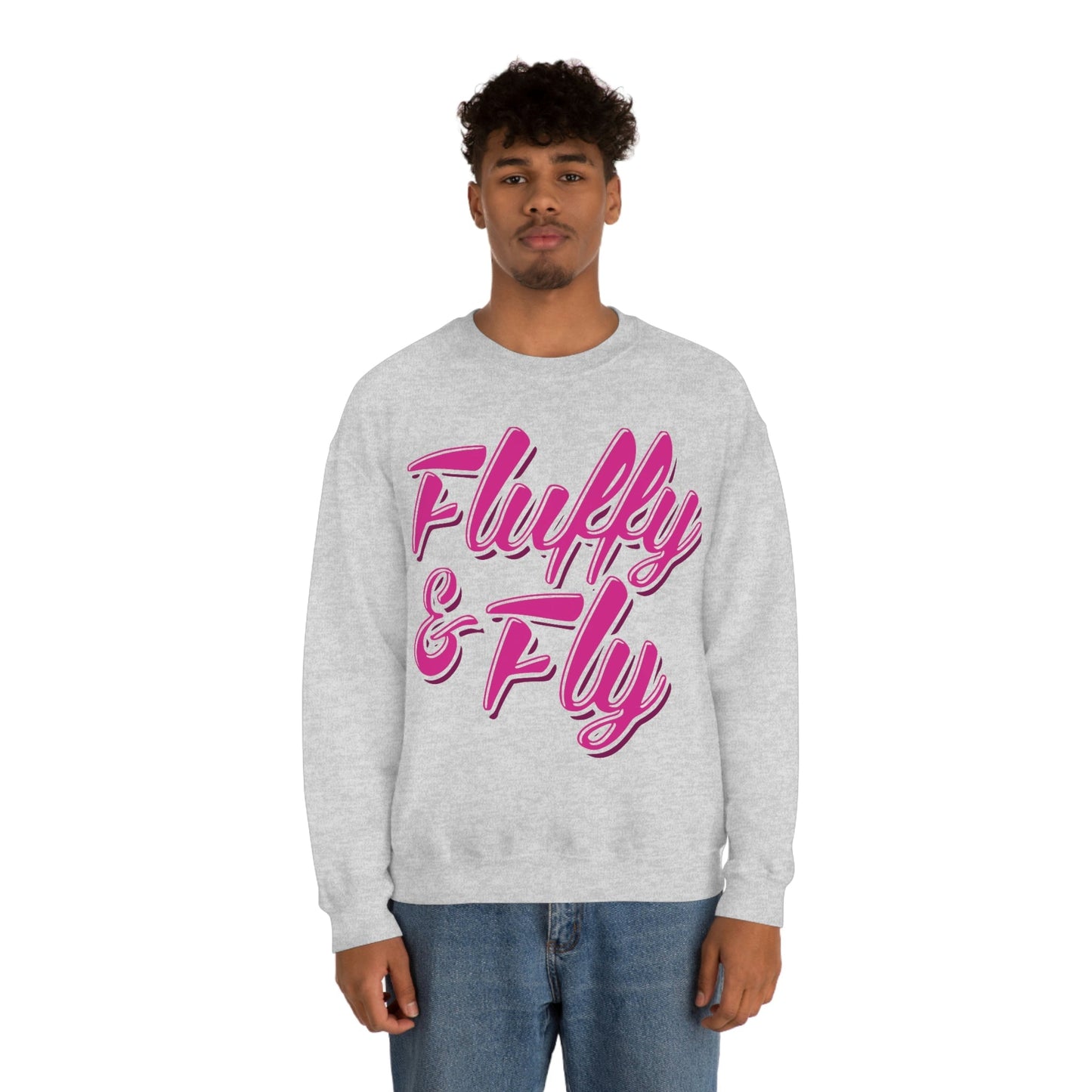 Fluffy & Fly Unisex Heavy Blend™ Crewneck Sweatshirt Sweatshirt Printify 