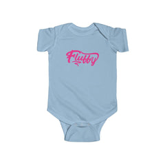 Fluffy Infant Fine Jersey Bodysuit Short Sleeve Kids clothes Printify Light Blue NB