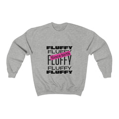 Fluffy Since Birth Unisex Heavy Blend™ Crewneck Sweatshirt Sweatshirt Printify Ash S
