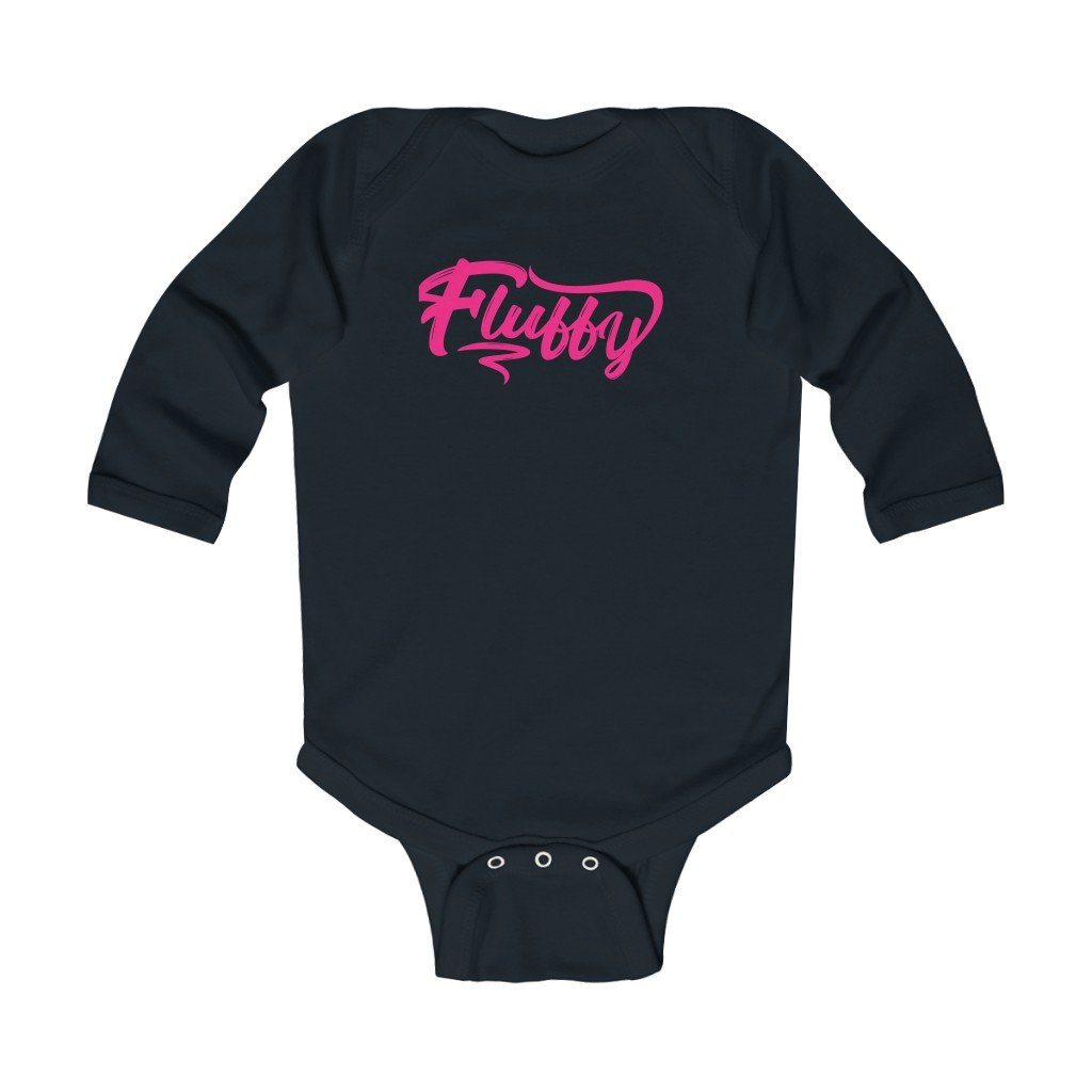 Infant Long Sleeve Bodysuit Kids clothes Printify Black 6M
