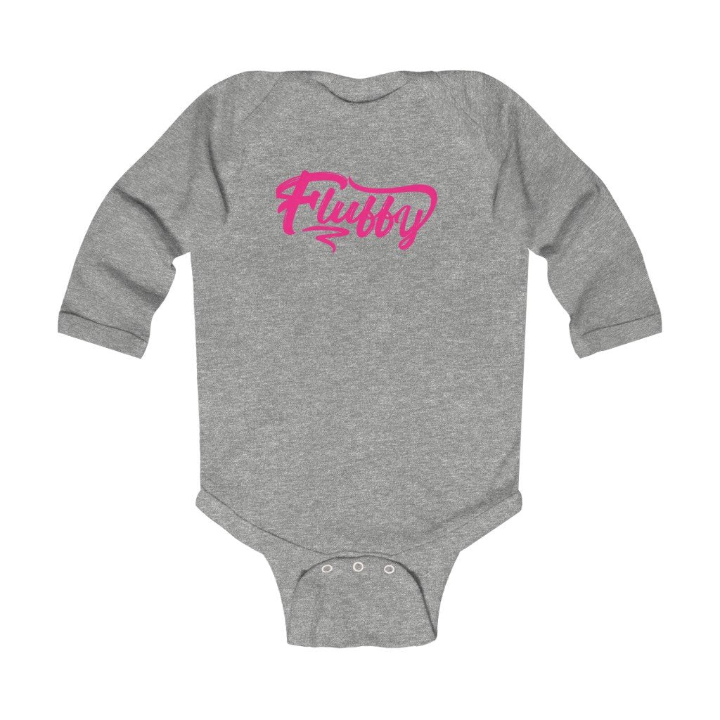 Infant Long Sleeve Bodysuit Kids clothes Printify Heather 6M