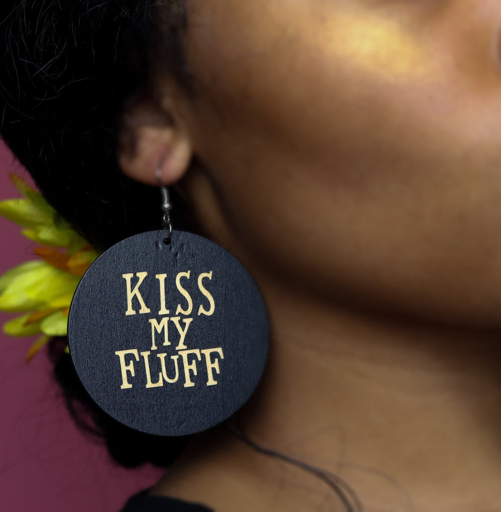 Kiss My Fluff Earrings PHYSICAL My Beautiful Fluff