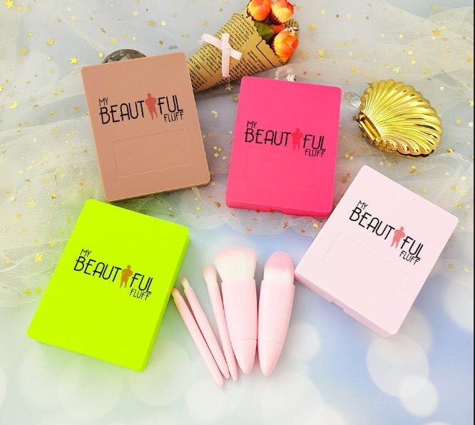 Live Sell My Beautiful Fluff Jetsetter Compact Beauty Brush Kit My Beautiful Fluff