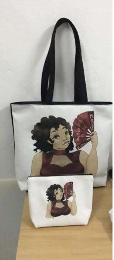 My Beautiful Fluff Caricature Tote PHYSICAL My Beautiful Fluff