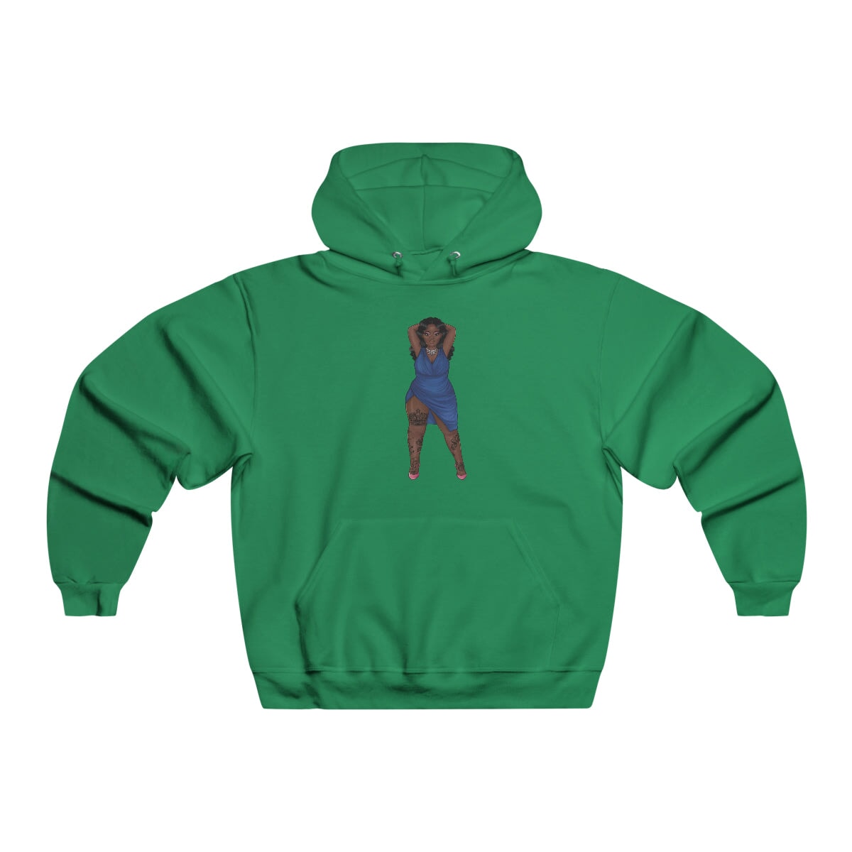 My Beautiful Fluff Show Off Your Fluff KENDRA Hooded Sweatshirt Hoodie Printify Kelly S