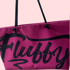 My Beautiful Fluff Zippered Pink Fluffy Weekender Bag My Beautiful Fluff