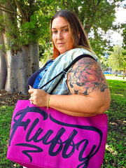 My Beautiful Fluff Zippered Pink Fluffy Weekender Bag My Beautiful Fluff