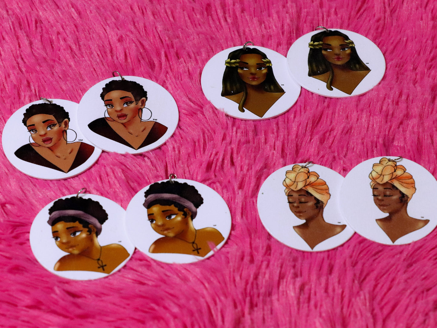 Natural Hair Collection Earring Bundle PHYSICAL My Beautiful Fluff