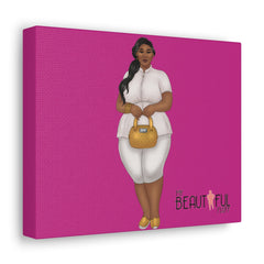 Nicole Canvas Gallery Wrapped Art Canvas Printify