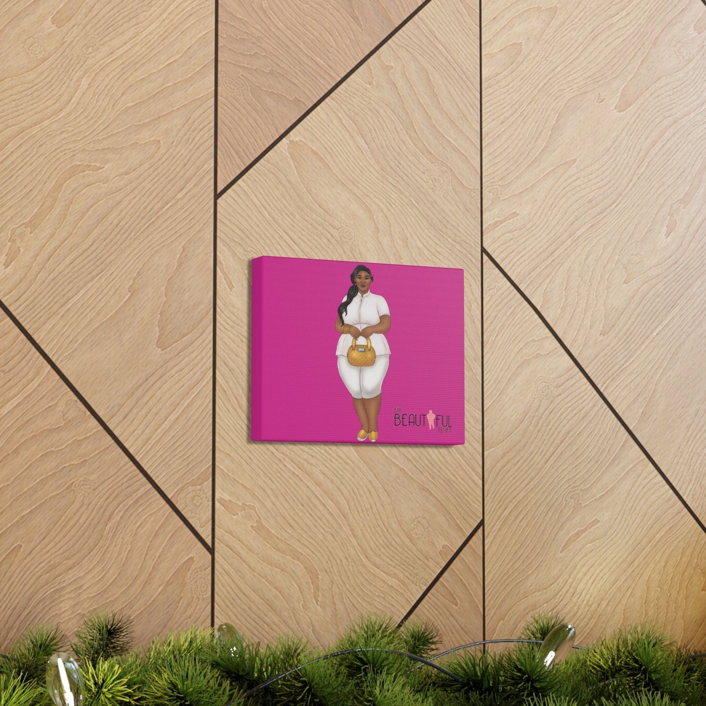 Nicole Canvas Gallery Wrapped Art Canvas Printify