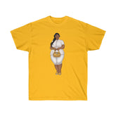 Nicole Show Off Your Fluff Unisex Ultra Cotton Tee S- 5XL T-Shirt Printify Gold S