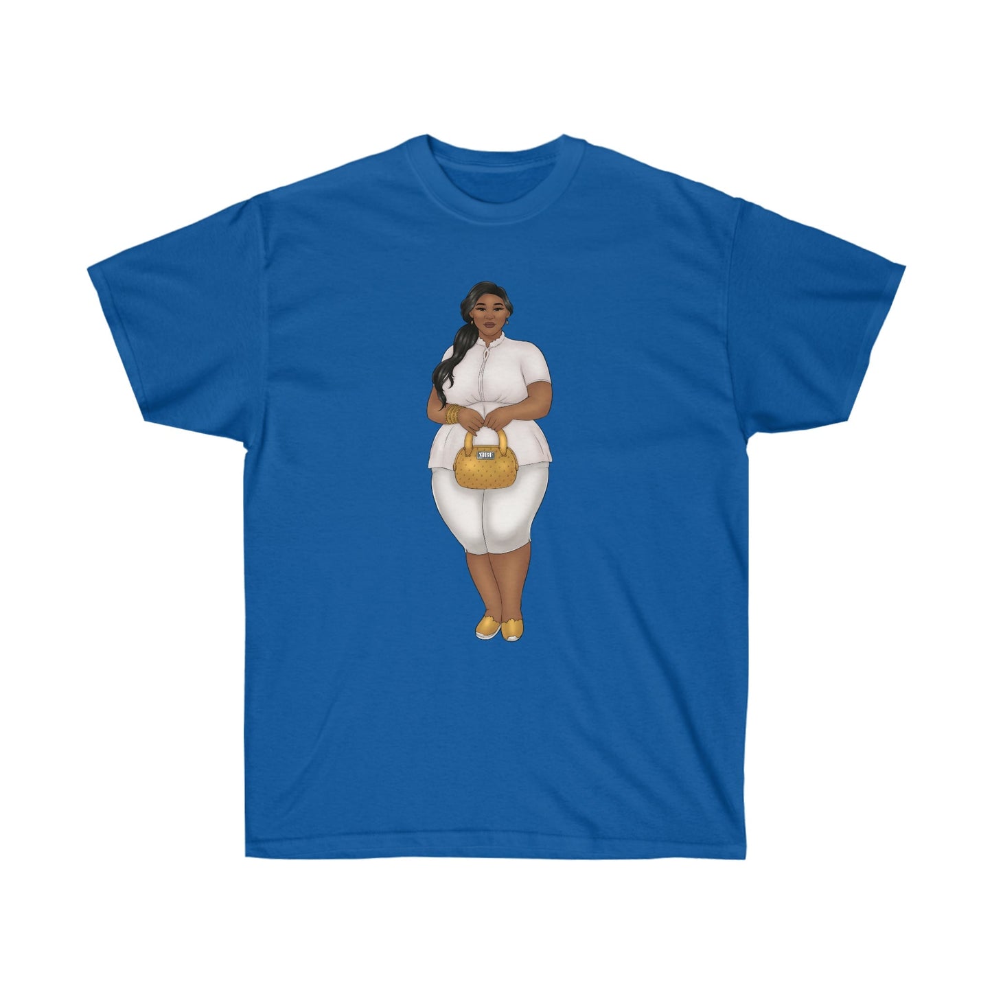Nicole Show Off Your Fluff Unisex Ultra Cotton Tee S- 5XL T-Shirt Printify Royal S