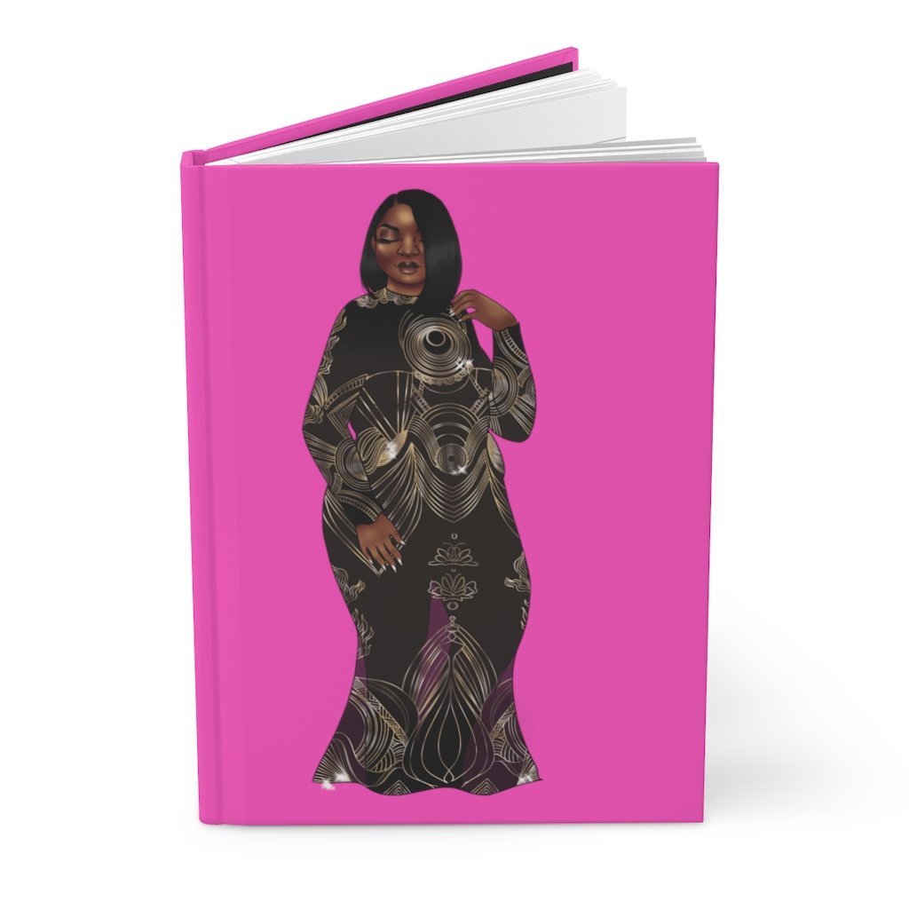 Quinny Hardcover Journal Matte Paper products Printify