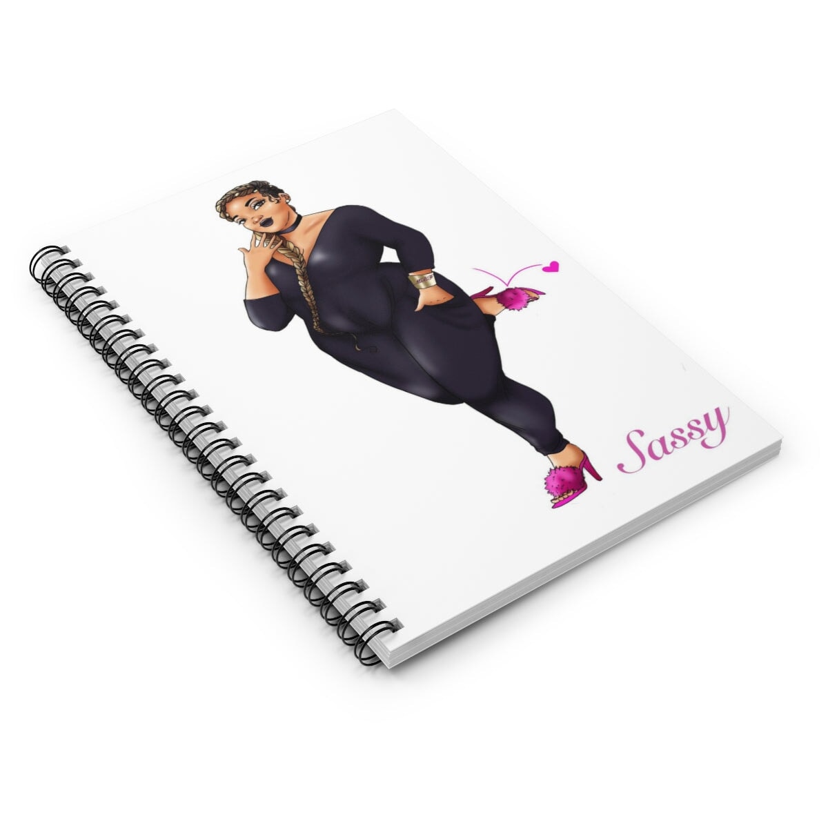 Rasheedah Sassy Notebook Paper products Printify