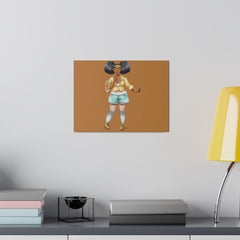 Retro Bopo Skater Matte Canvas, Stretched, 0.75" Canvas Printify