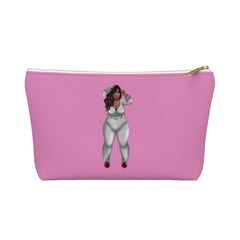 Romeika Accessory Pouch w T-bottom Bags Printify Small White