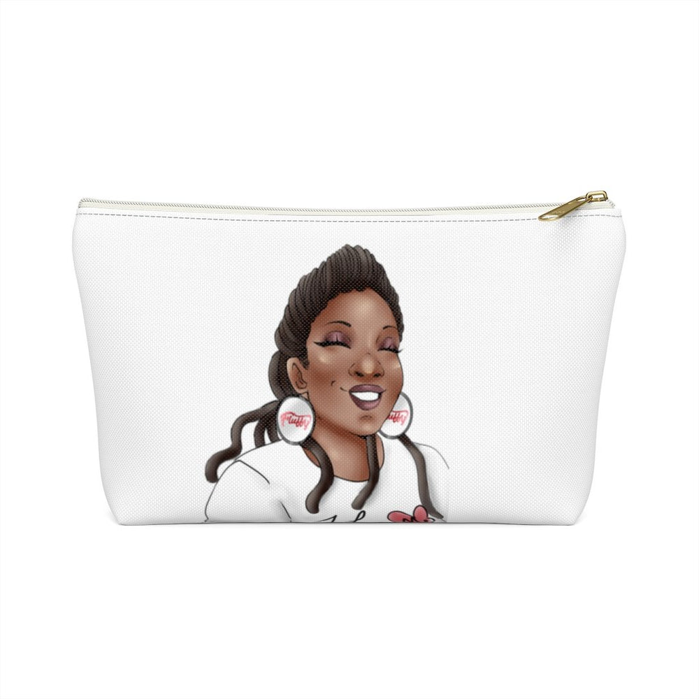 SHUQUANTA Accessory Pouch w T-bottom Bags Printify Small White