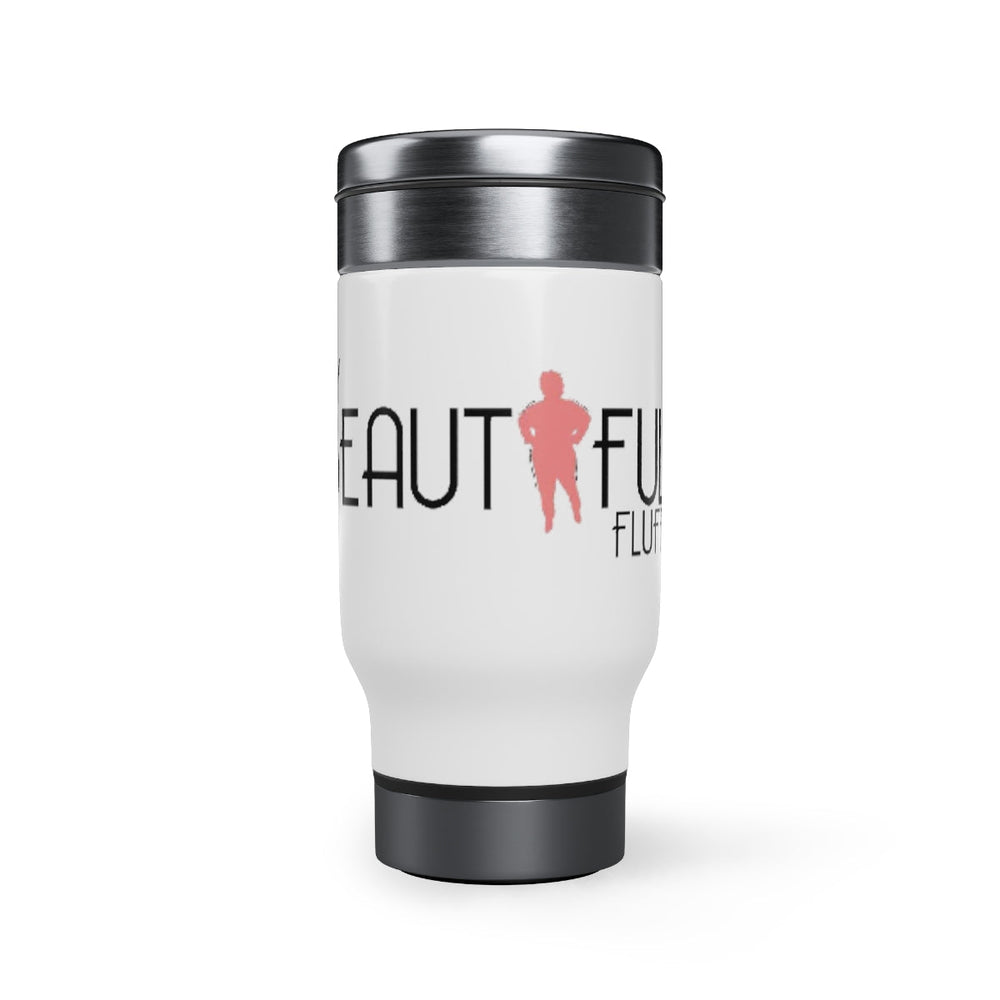 Stainless Steel Travel Mug with Handle, 14oz Mug Printify 14oz